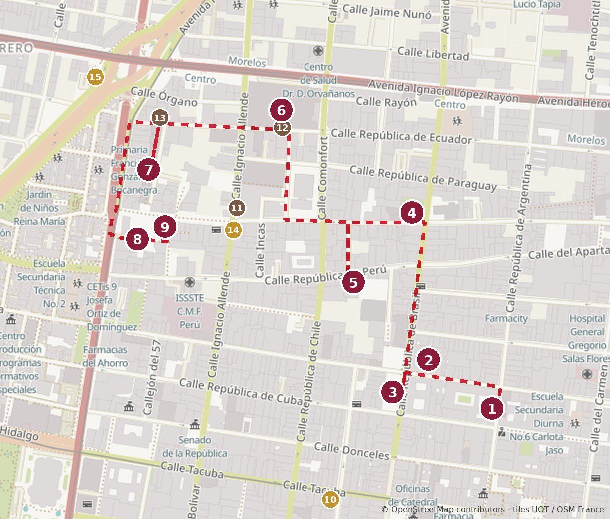 Garibaldi on Foot map