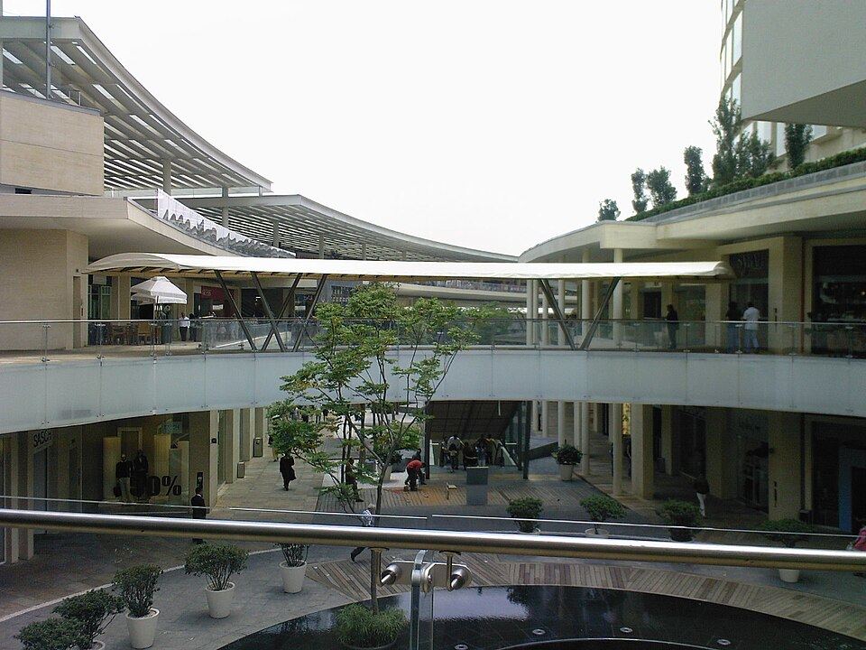 The open-air terraces of Antara